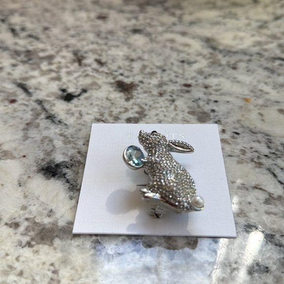 NWT Talbots Silver Rabbit Brooch - Picture 3 of 6